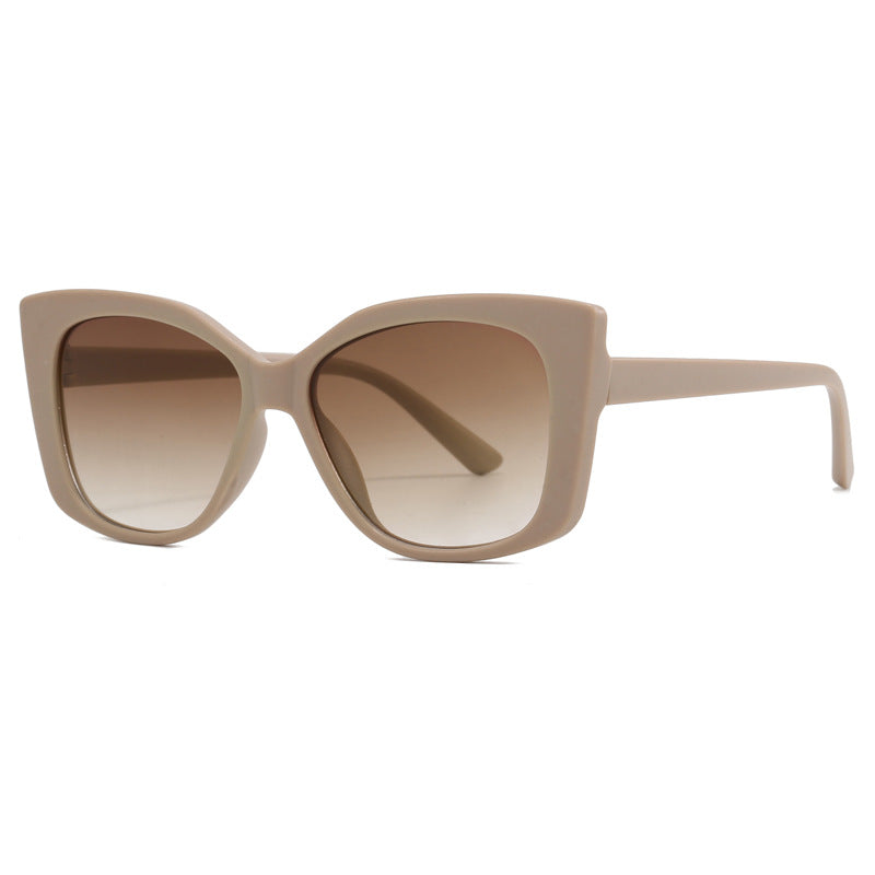 Damen Modische Cat-Eye-Sonnenbrille mit modernem Design Karnz