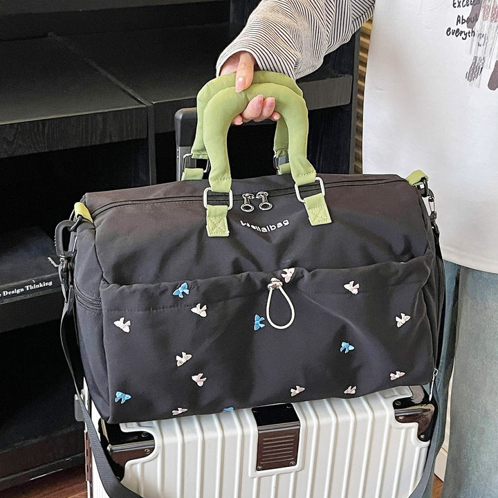 Multifunktionale bestickte Duffel-Tasche Karnz