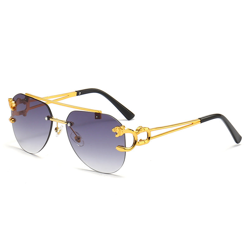 Damen Designer-Sonnenbrille mit einzigartigem Tierakzent Karnz
