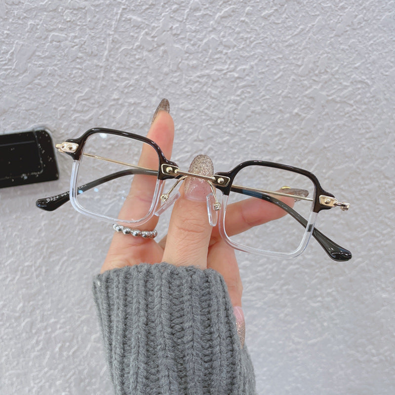 Damen quadratische Fashion-Sonnenbrille mit stylishem Metallrahmen Karnz