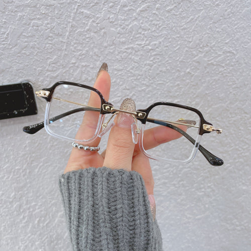 Damen quadratische Fashion-Sonnenbrille mit stylishem Metallrahmen Karnz