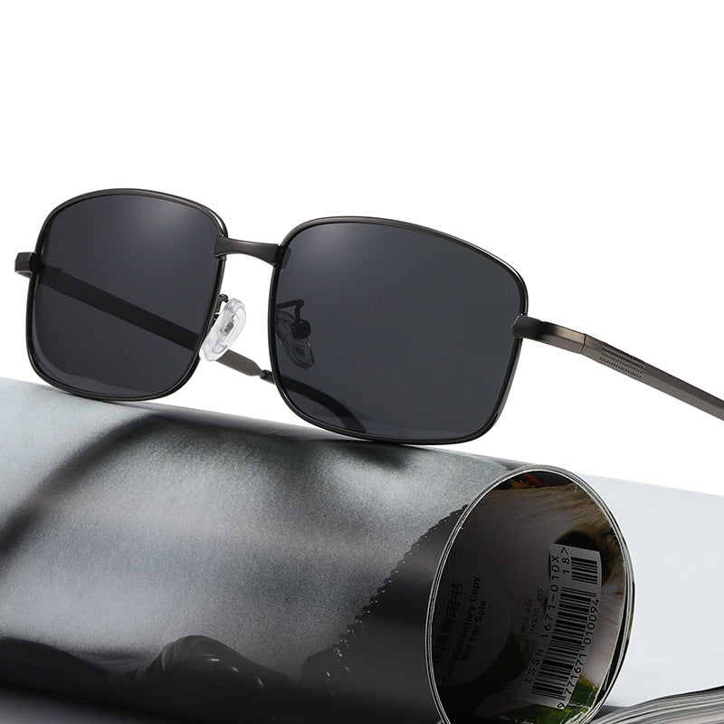 Damen Modische quadratische Sonnenbrille mit elegantem Rahmen Karnz