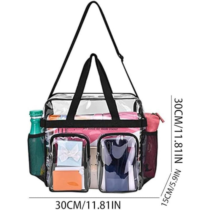 Durchsichtige Organizer-Tasche mit Praktischen Fächern Karnz