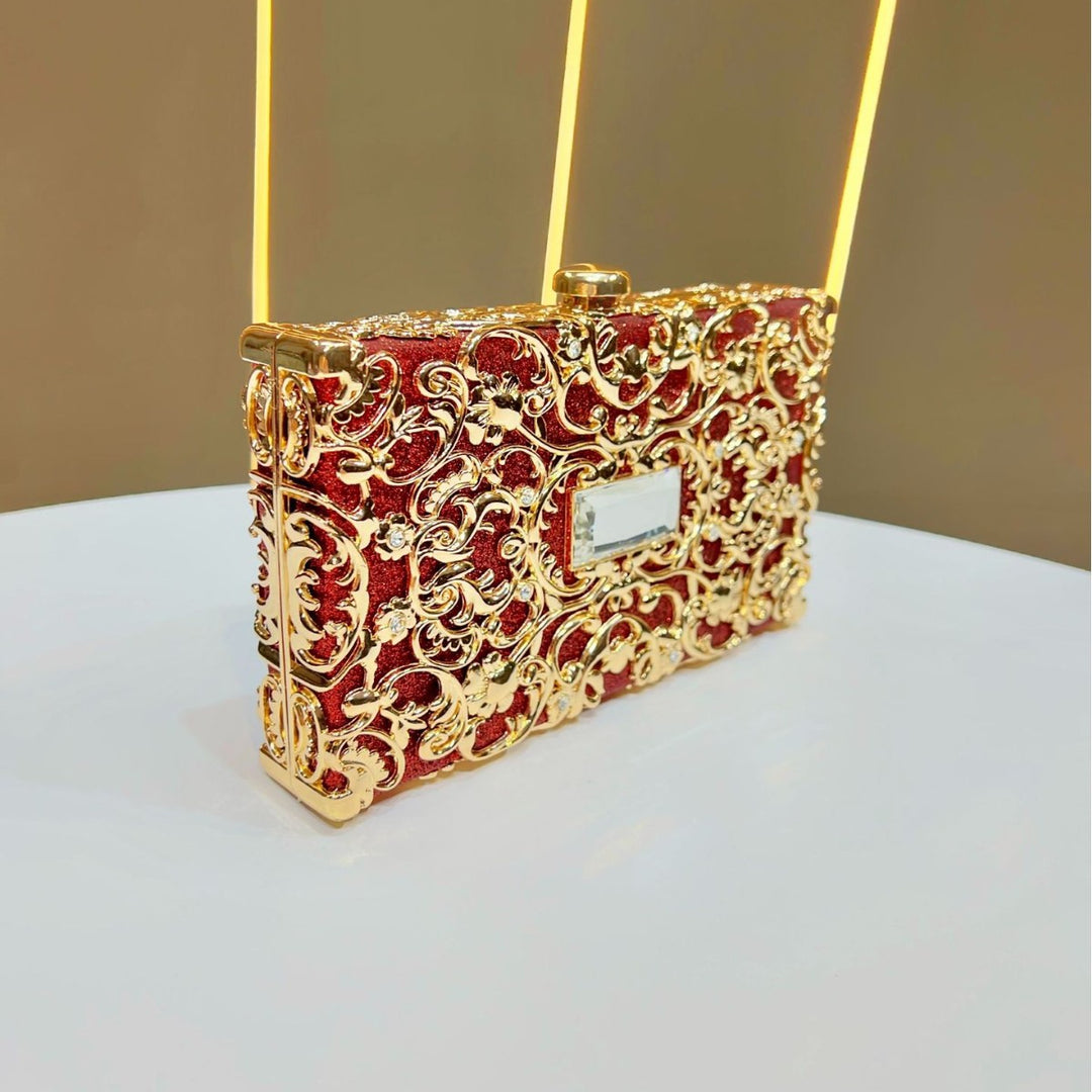 Dekorative verzierte Clutch