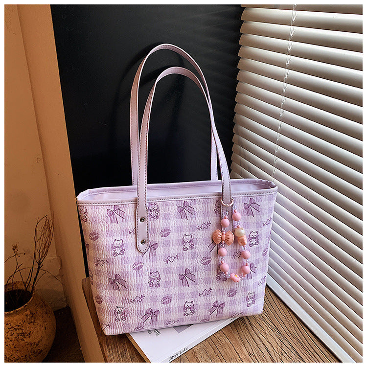 Chic Floral Gemusterte Tragetasche Karnz