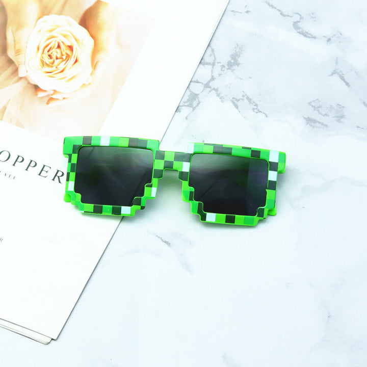 Fette geometrische Shield-Sonnenbrille Karnz