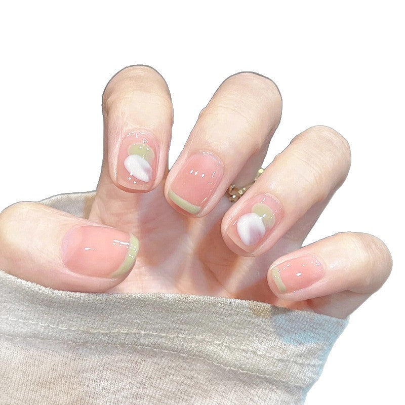 Künstlerische 3D Blumen Nagelverlängerungen