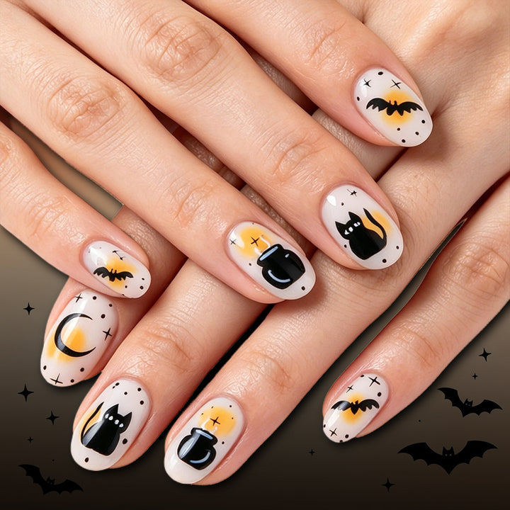 Halloween-Themen Nagelkunstdesign Karnz