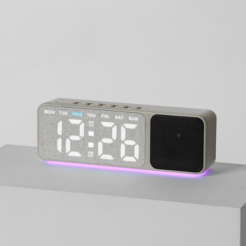 Digitaler LED-Wecker mit Mehrfarbenbeleuchtung Karnz