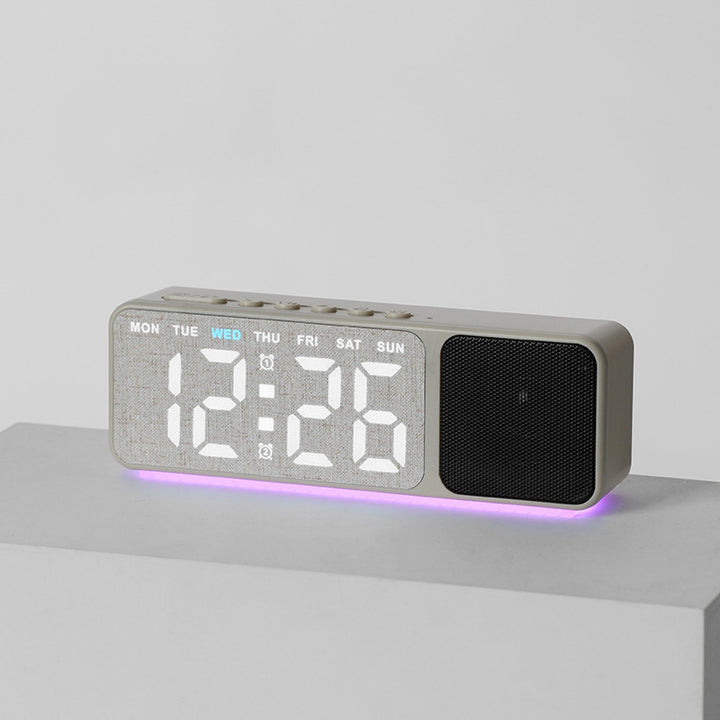 Digitaler LED-Wecker mit Mehrfarbenbeleuchtung Karnz