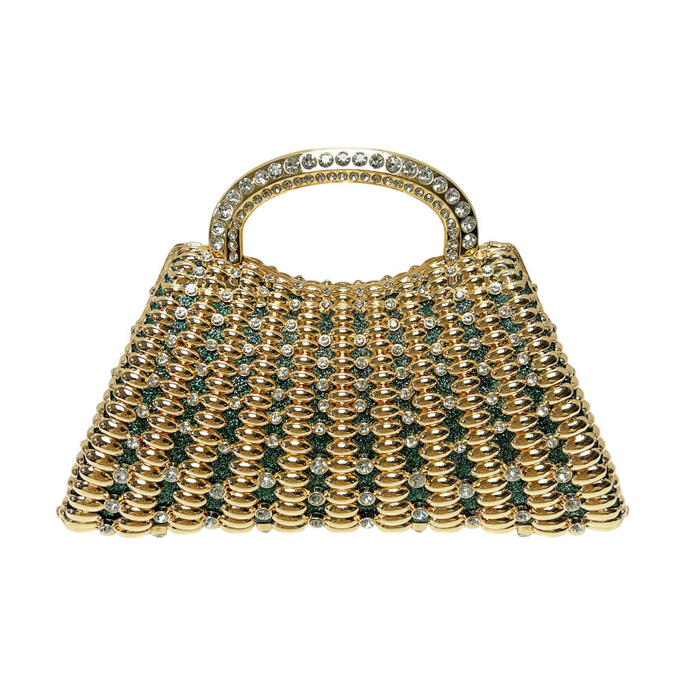 Strass-besetzte Abendhandtasche