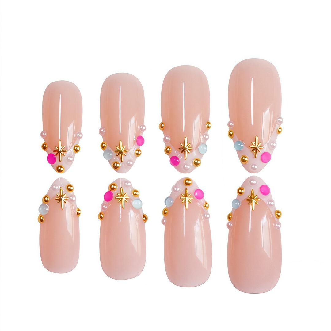 Dekorative Verzierte Nagelspitzen Karnz