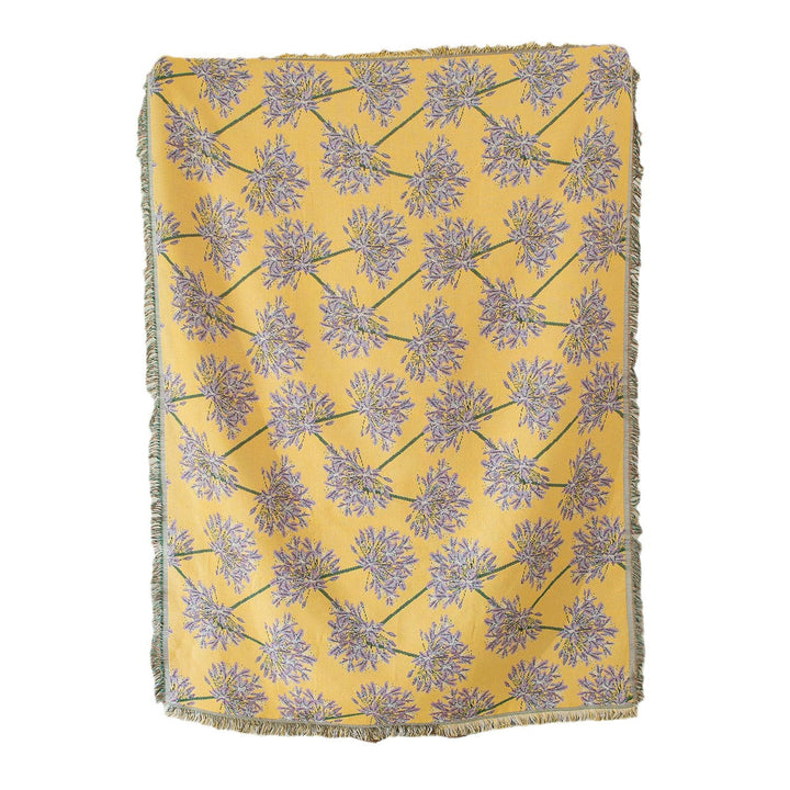 Florale Woven Werfen Decke
