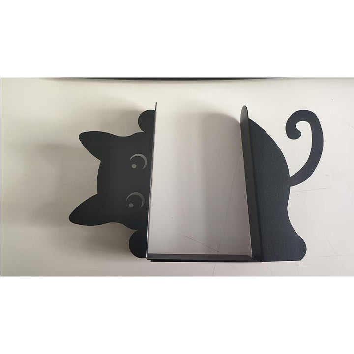 Katzenförmiges Buchstützen-Set