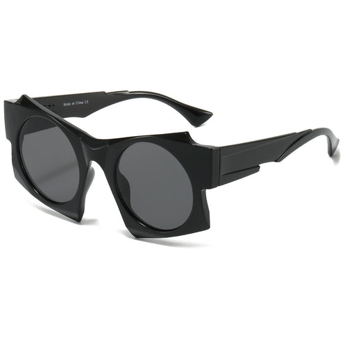 Zeitgenössische Runde Rahmen Sonnenbrille Karnz