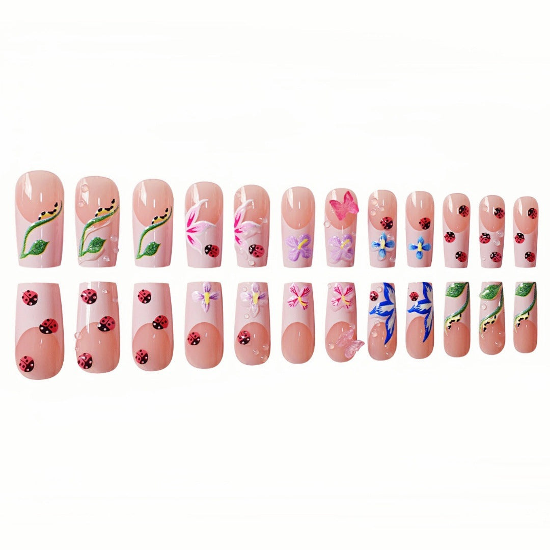 Künstlerische Acryl Nagelverlängerungen Karnz
