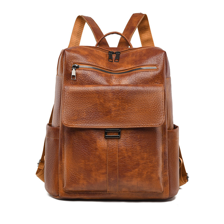 Vintage Leder Rucksack Karnz