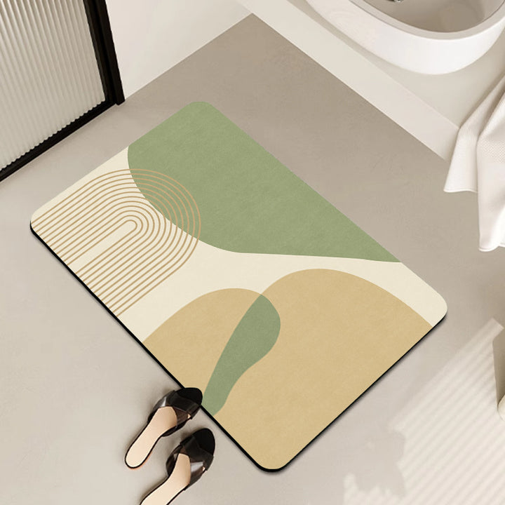 Stylish Modern Badezimmermatte Karnz