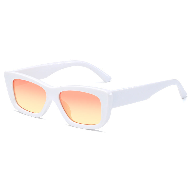 Damen modische Sonnenbrille mit rechteckigem Gestell Karnz