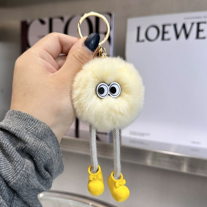 Spaß Fluffiger Charakter Schlüsselanhänger Karnz