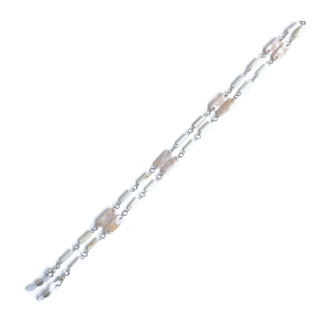 Elegante Edelstein Brille Kette Karnz