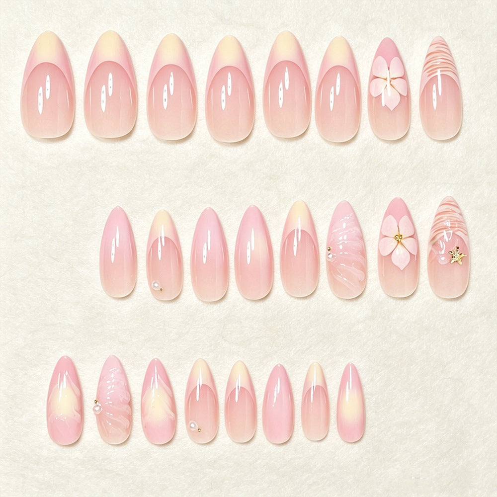 Dekoratives Press-On Nagelkunst Set Karnz