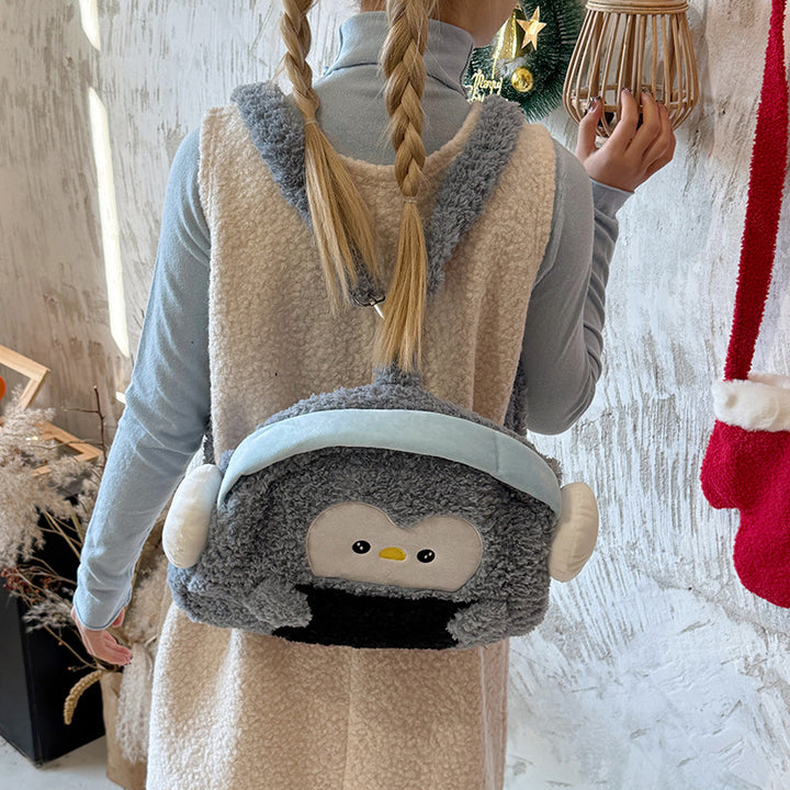 Plüsch Tasche Im Pinguin-Design Karnz