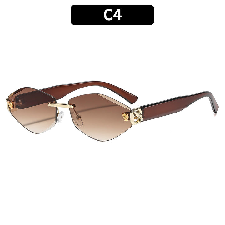 Elegante hexagonale Augen eyewear