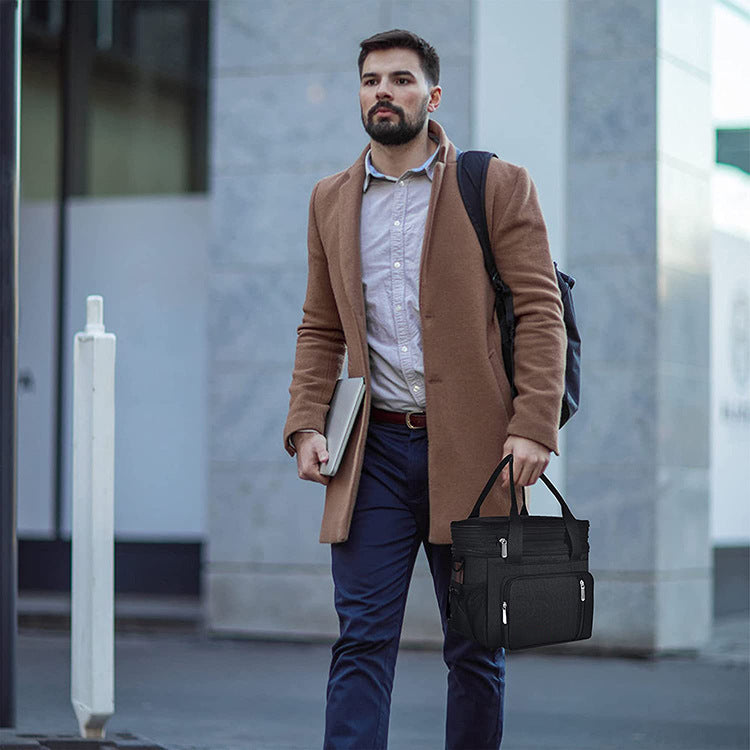 Isolierte Mehrfach-Abteil Lebensmittel-Liefer-Rucksack Karnz