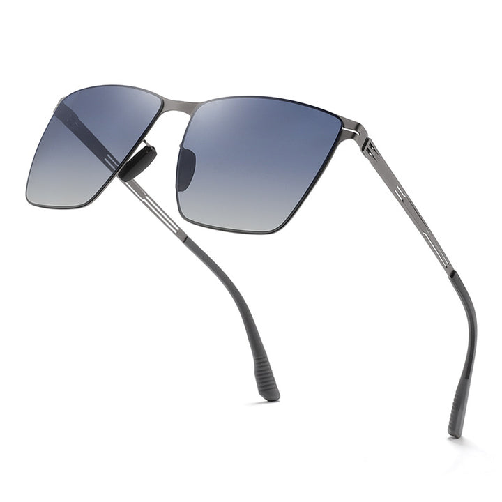 Stylische Quadratische Rahmen Sonnenbrillen Karnz