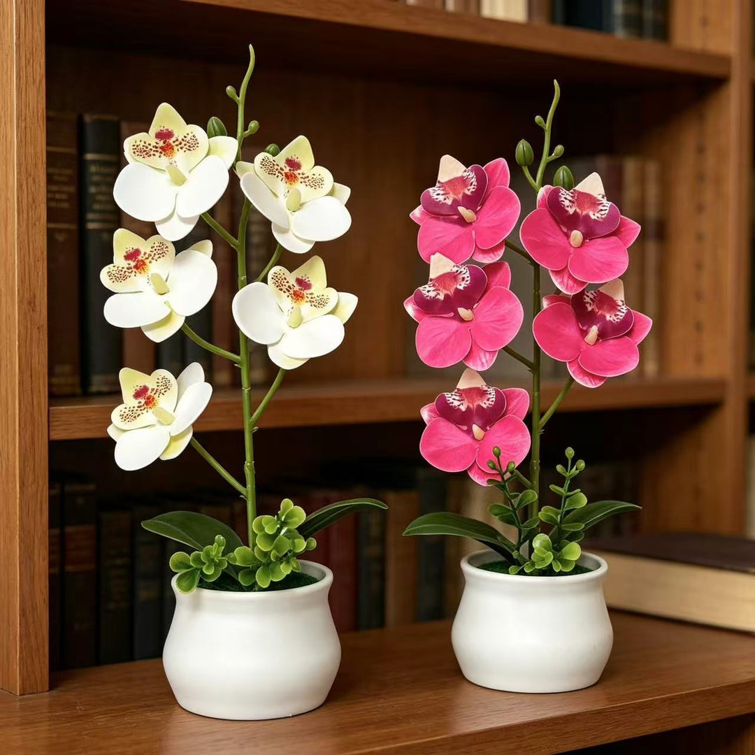 Künstliches Orchideenpflanzen-Arrangement 1790480695 für Wohnkultur und Präsentation