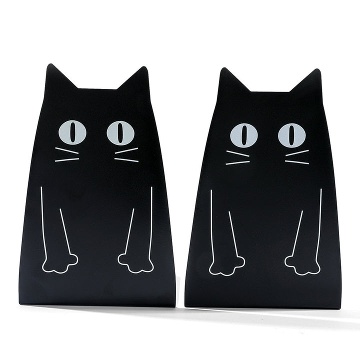 Verspielte katzenmotivierte Buchstützen