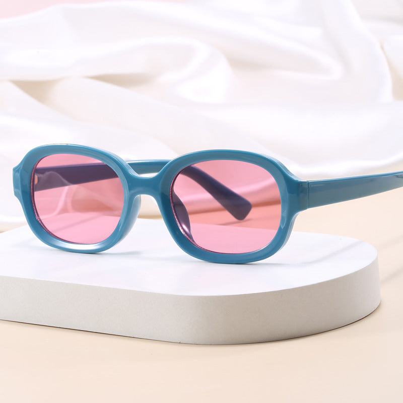 Damen modische Geometrische Sonnenbrille mit UV-Schutz Karnz