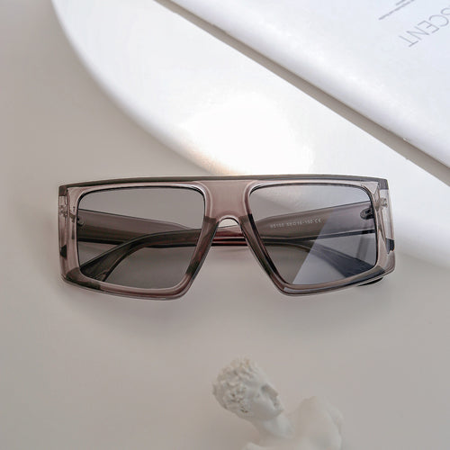 Damen oversized geometrische Sonnenbrille Karnz