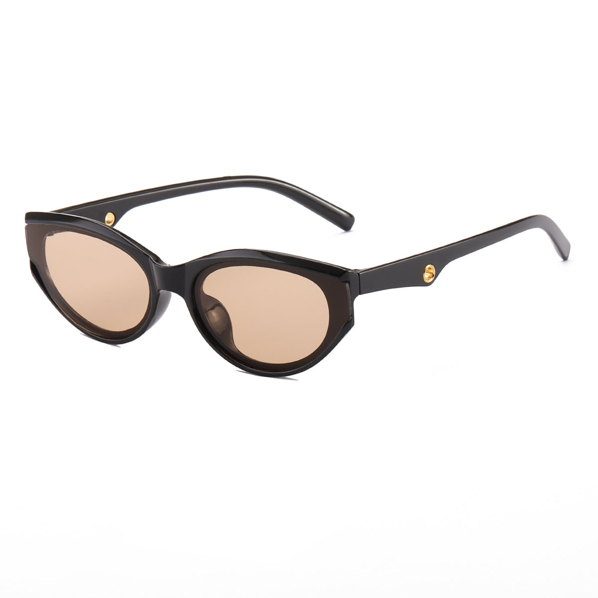 Damen Cat-Eye Sonnenbrille mit transparentem, modernem Design Karnz