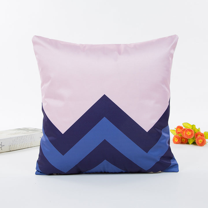 Künstlerisches Chevron Dekokissen