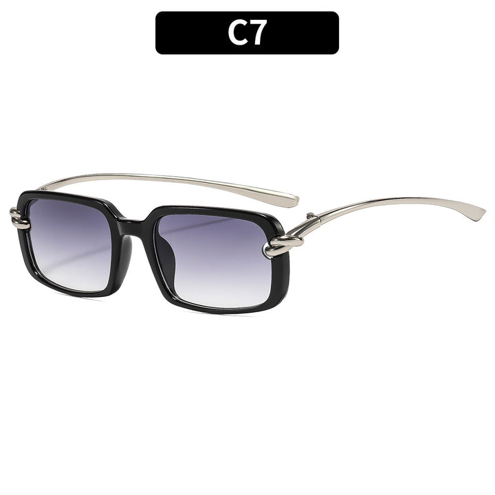 Elegante Rechte Rahmen Sonnenbrille