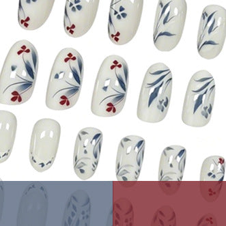 Künstlerische florale Acryl-Nagelkunst-Verstärkungen Karnz