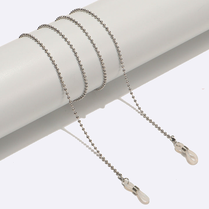 Eleganter herzförmiger Perlenkette Brillenhalter Karnz