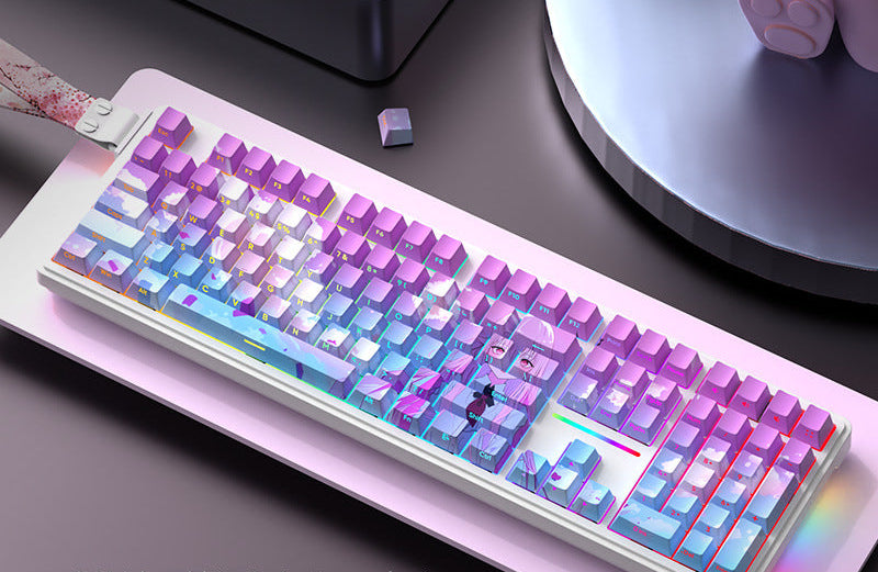 Gasket-Montierte RGB Mechanische Tastatur Karnz