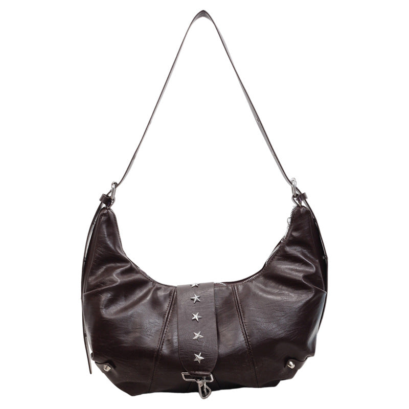 WoChic Leder Hobo Tasche Karnz