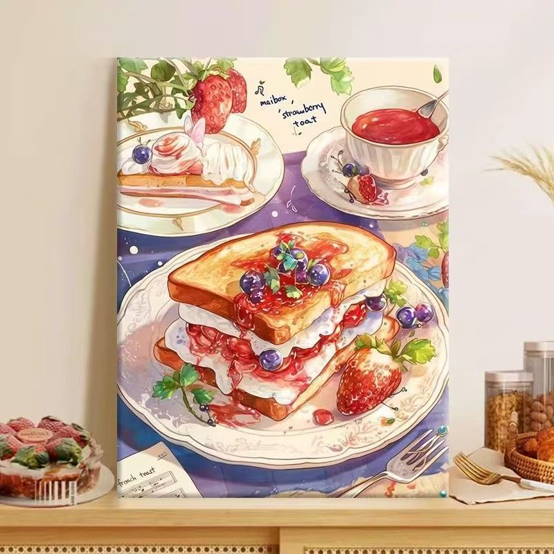 Gourmet Dessert-Themen Wandkunst Karnz