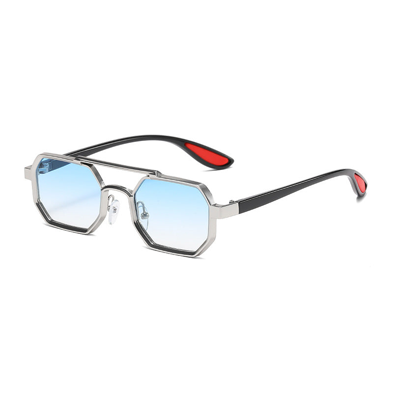 Damen modische Designer-Sonnenbrille mit exklusivem achteckigem Rahmen Karnz
