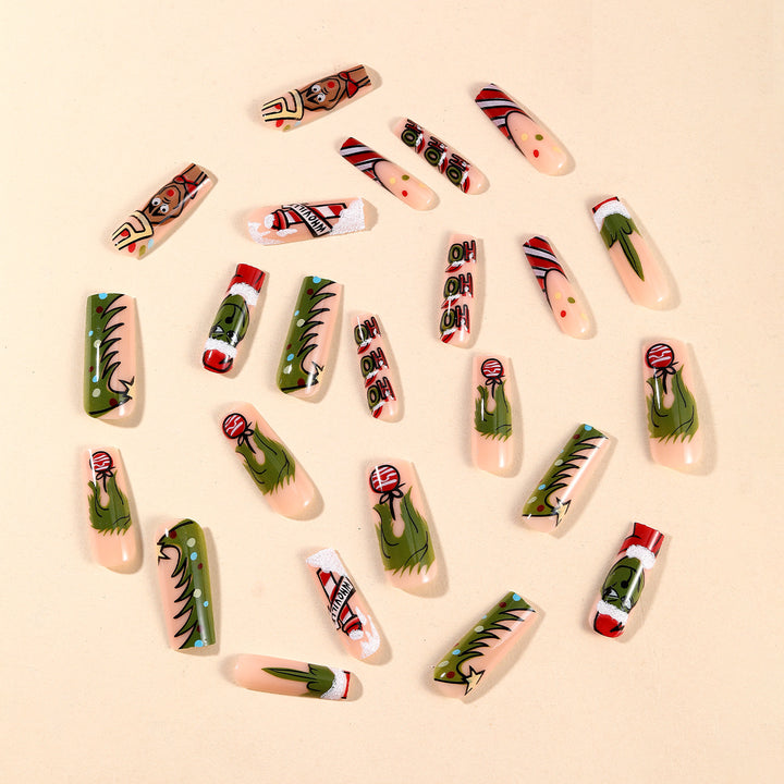 Weihnachts-Themen 3D Nagelkunst Set Karnz