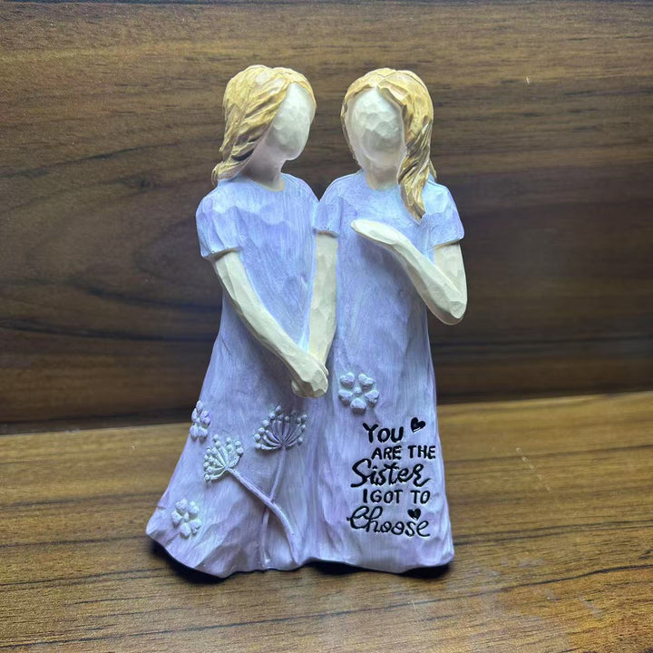 Sisterhood Dekorative Kunst Statue Karnz
