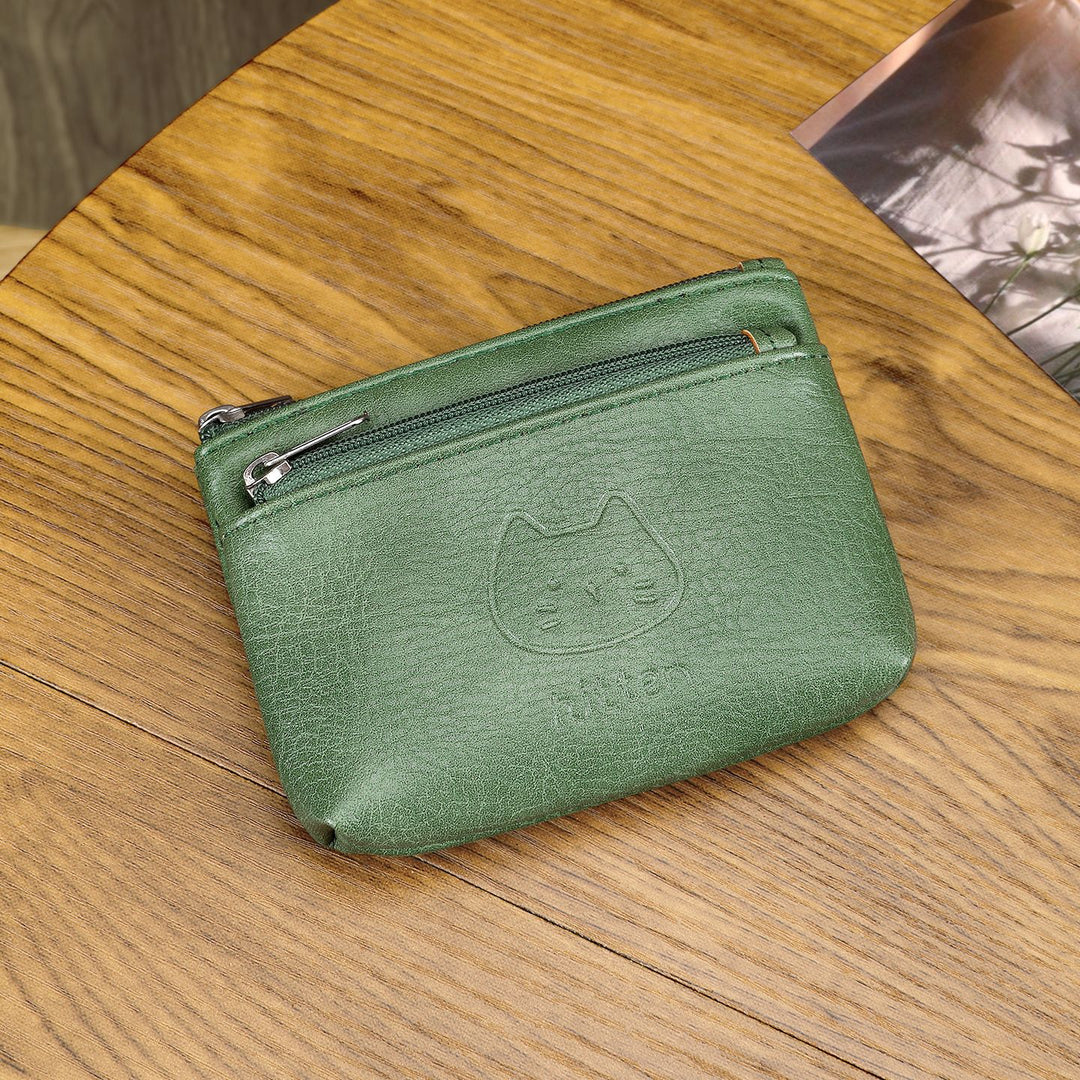Kompakte Reißverschluss-Münztasche