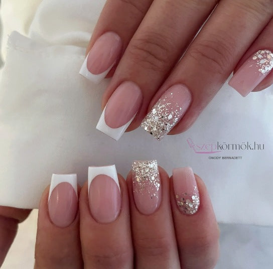 Elegante französische Spitzen-Acryl-Nagelverstärkungen Karnz 1789915301