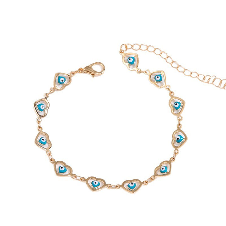 Herzförmiges Perlenarmband Karnz