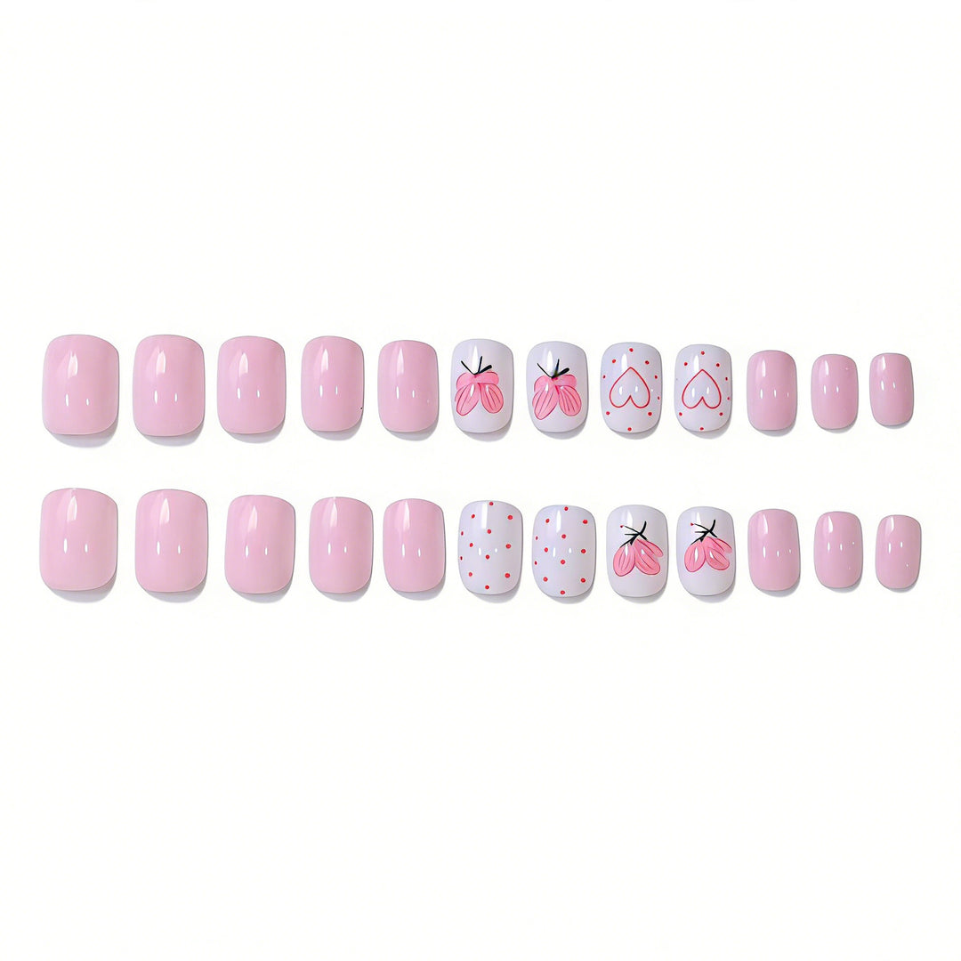 Kreatives Florales Acrylnagelkunstset Karnz