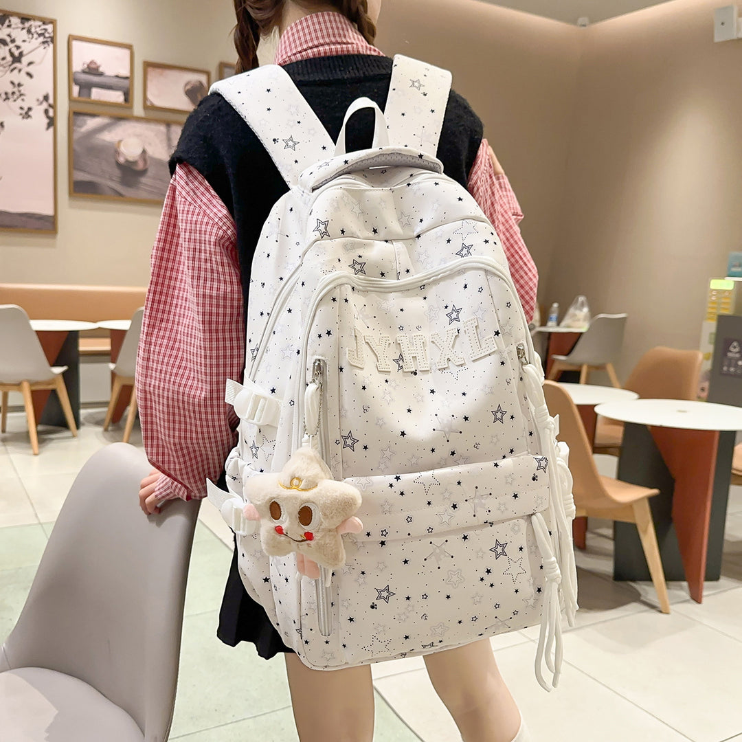 Stylischer Sternenbedruckter Rucksack Karnz 1791205378